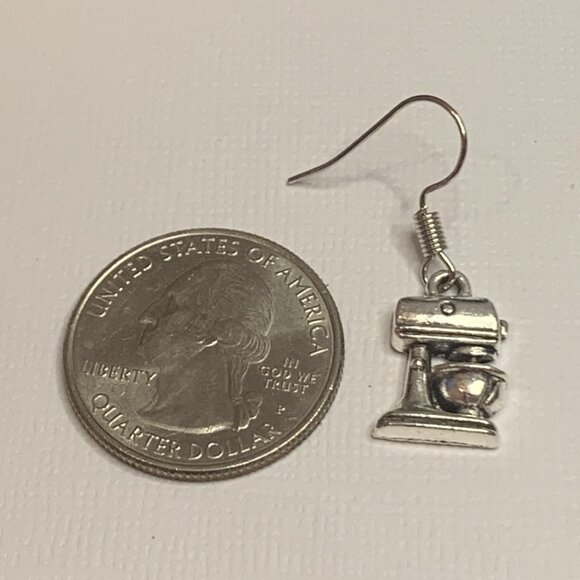 Mixer Earring, Cooking Earrings, Chef Earrings, Funny Food Earrings, Gift Idea - Picture 3 of 5